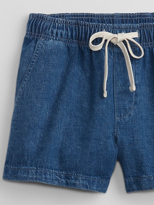 Image number 6 showing, 3.5" Denim Pull-On Shorts with Washwell