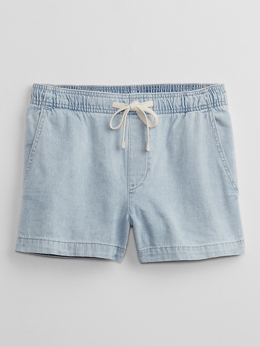 Image number 5 showing, 3.5" Denim Pull-On Shorts with Washwell