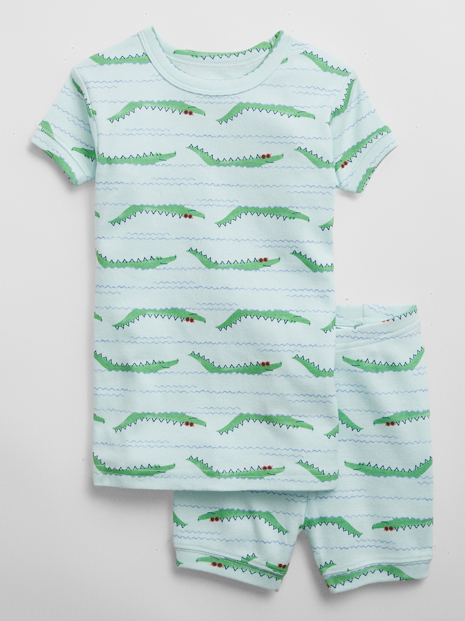 babyGap 100% Organic Cotton Alligator PJ Set