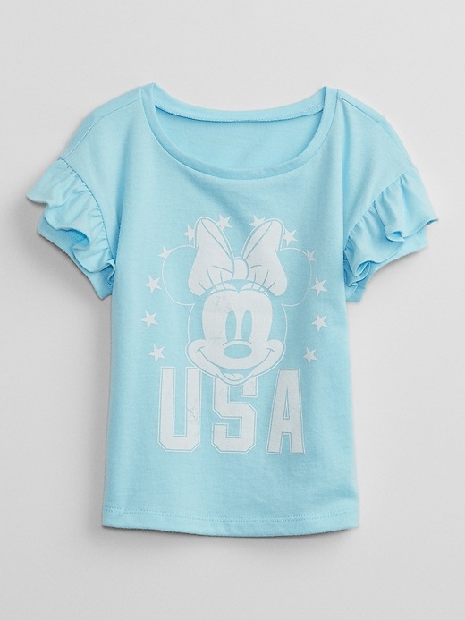 View large product image 1 of 1. babyGap &#124 Disney Ruffle Graphic T-Shirt