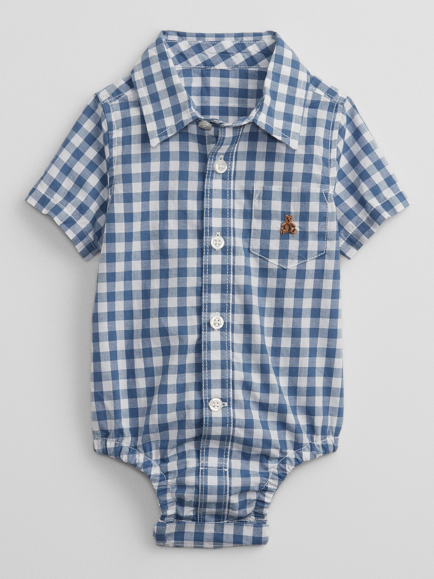 Baby Poplin Bodysuit
