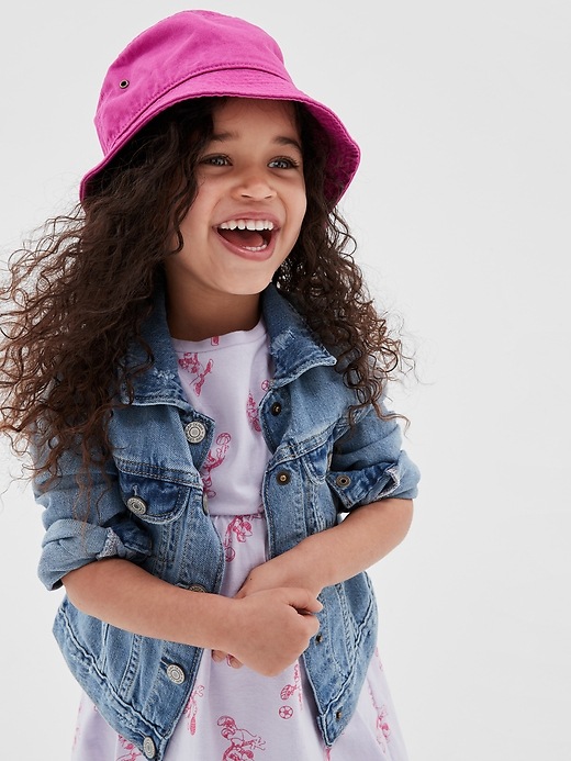 View large product image 2 of 2. babyGap Icon Denim Jacket With Washwell