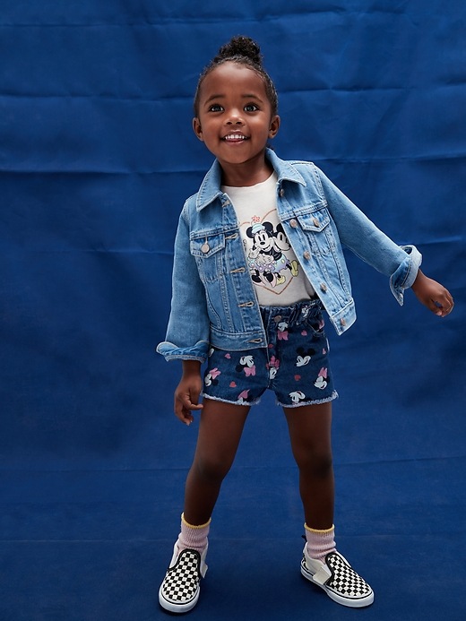 View large product image 2 of 2. babyGap &#124 Disney Mickey Mouse and Minnie Mouse Graphic T-Shirt