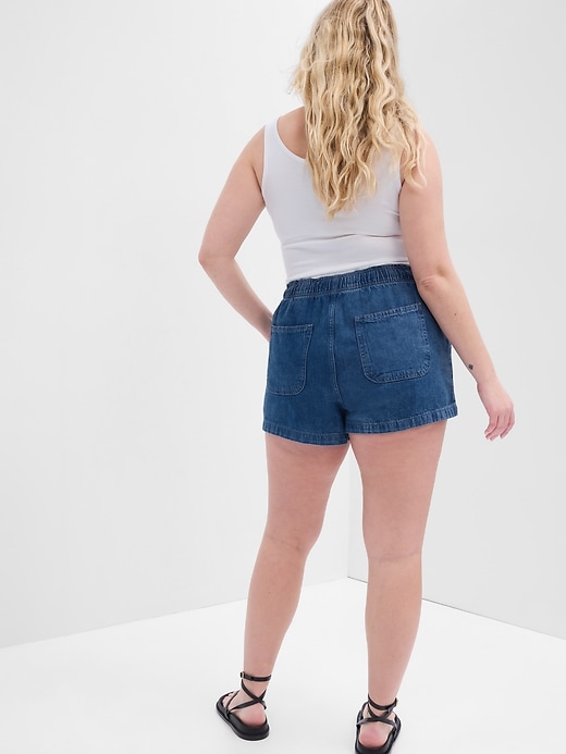 Image number 4 showing, 3.5" Denim Pull-On Shorts with Washwell