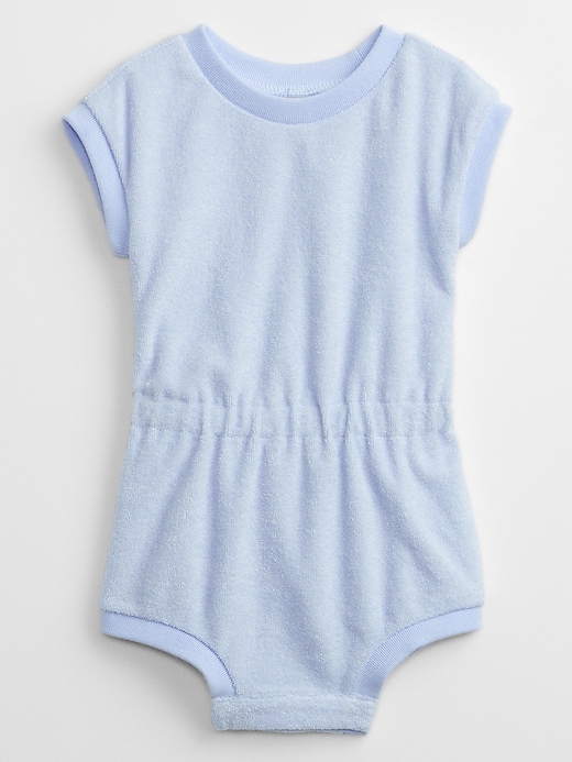 View large product image 1 of 1. Baby Towel Terry One-Piece