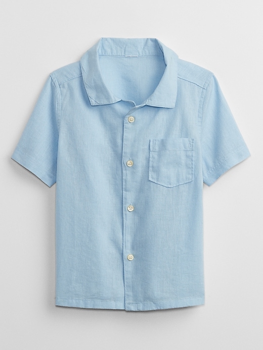 View large product image 1 of 2. babyGap Linen Vacay Shirt