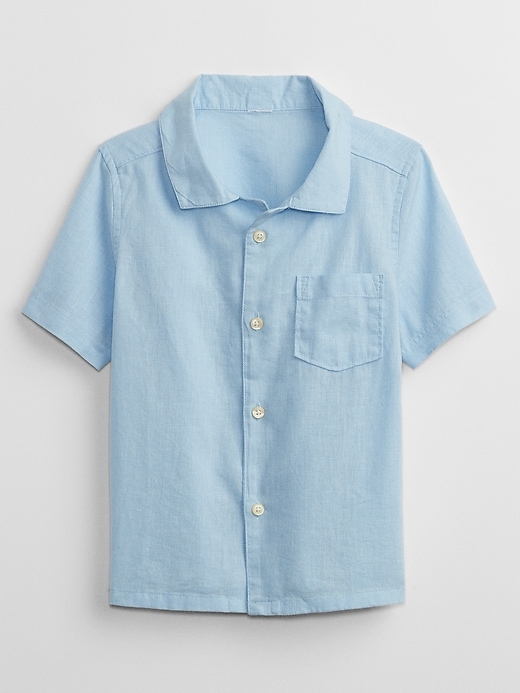 Image number 4 showing, babyGap Linen-Blend Vacay Shirt