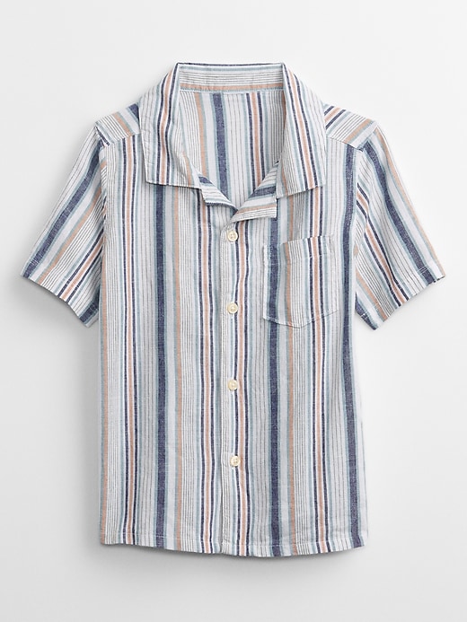 Image number 1 showing, babyGap Linen-Blend Vacay Shirt