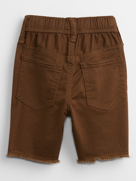 View large product image 2 of 3. babyGap Denim Pull-On Shorts with Washwell