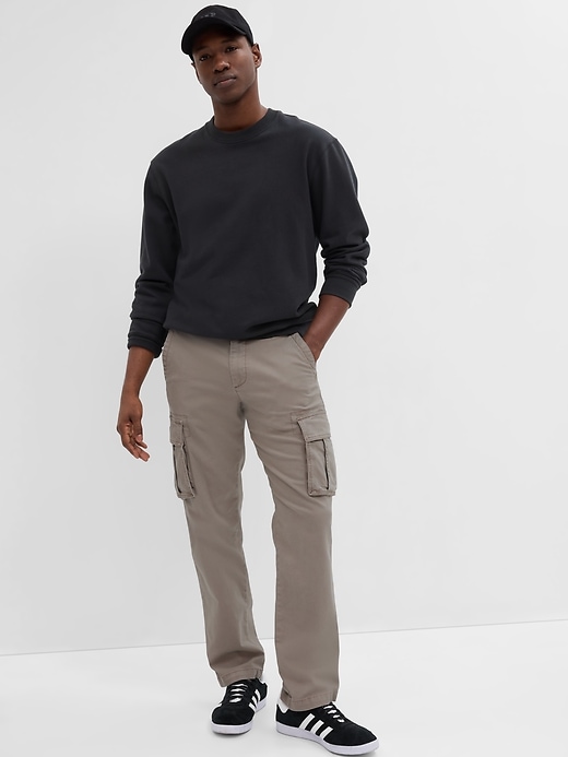Image number 1 showing, GapFlex Straight Cargo Pants with Washwell