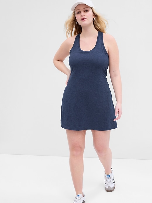 Image number 1 showing, GapFit Brushed Jersey Dress