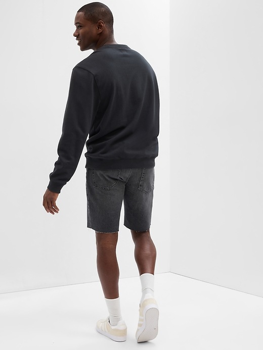 Image number 2 showing, 9" Straight Denim Shorts with Washwell