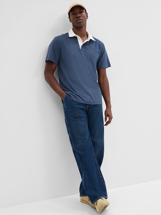 Image number 1 showing, Relaxed Rugby Shirt