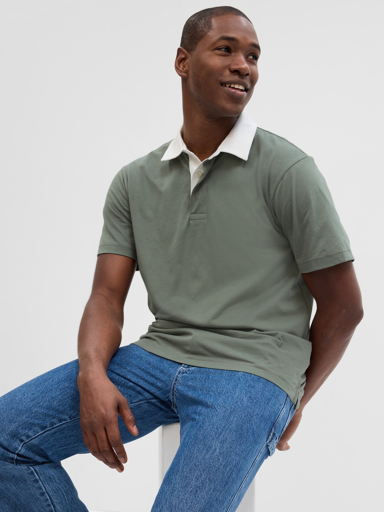 Relaxed Rugby Shirt