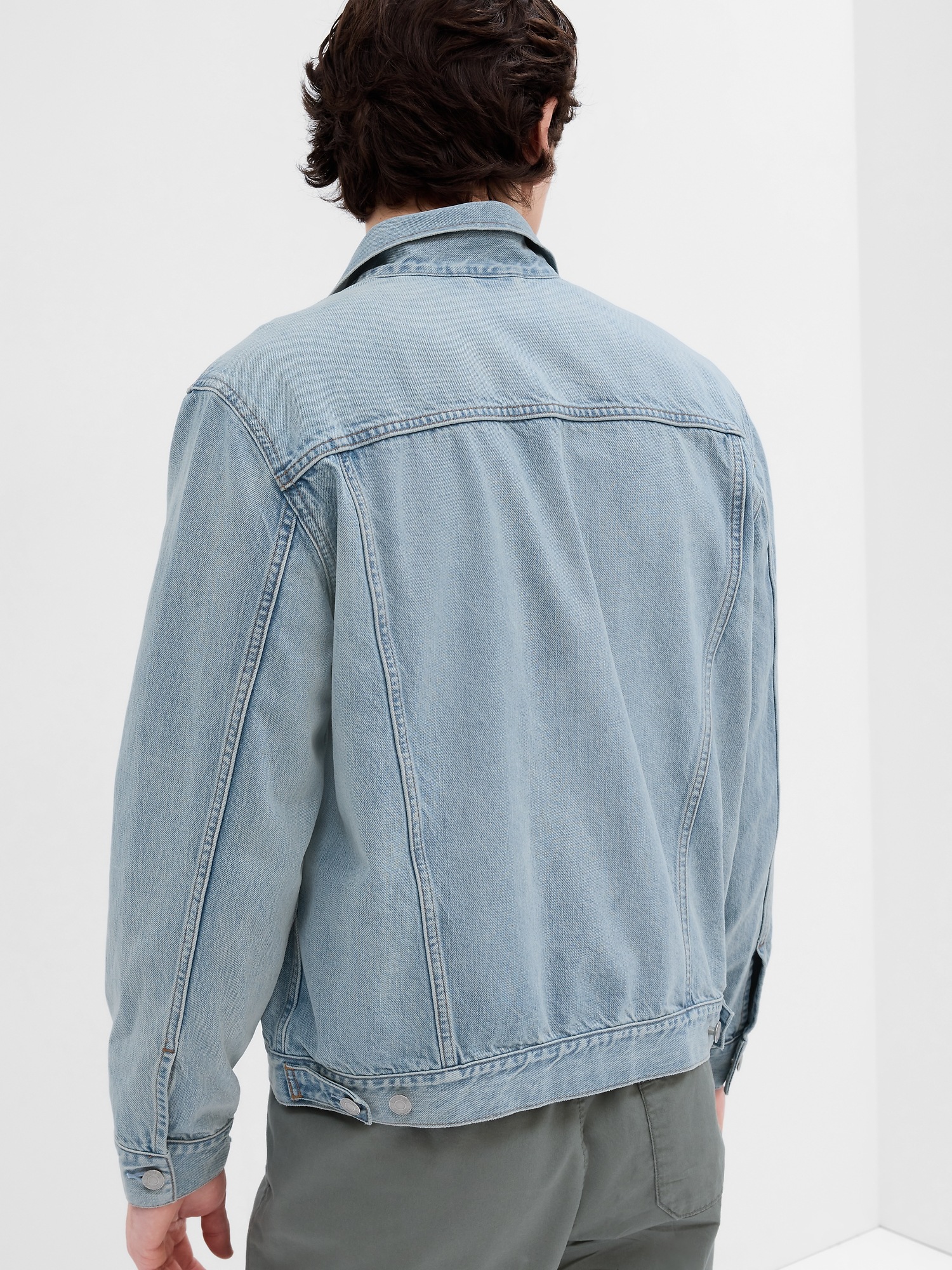 Denim Shirt Jacket with Washwell