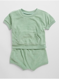 View large product image 3 of 3. Baby Kanga Two-Piece Outfit Set