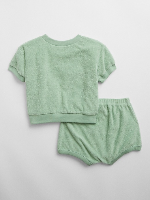 View large product image 2 of 3. Baby Kanga Two-Piece Outfit Set