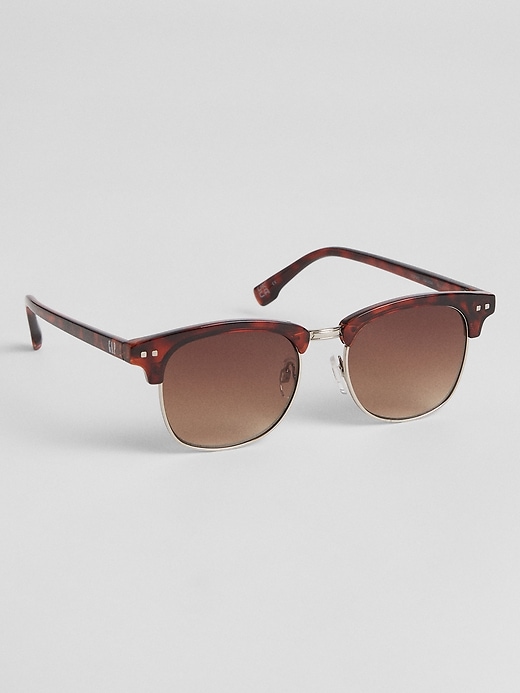 View large product image 1 of 1. Browline Sunglasses