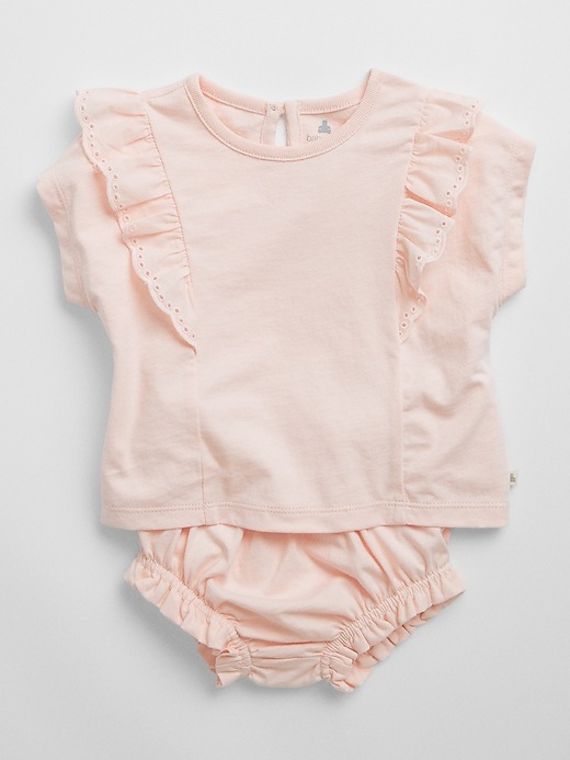 Image number 3 showing, Baby Ruffle Two-Piece Outfit Set