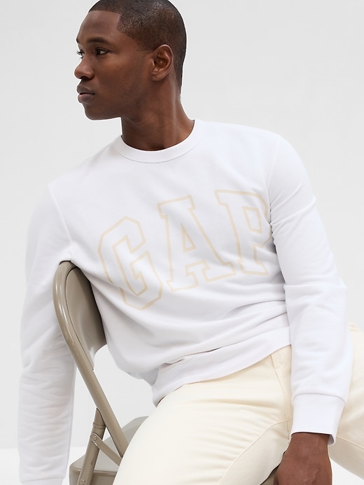 Gap Factory Men's Gap Logo Sweatshirt (various sizes in optic white)