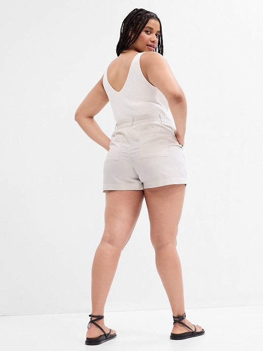 4" High Rise PullOn Utility Shorts Gap Factory