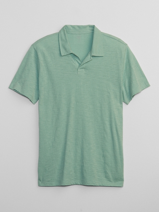 Image number 3 showing, Lived-In Johnny Collar Polo Shirt