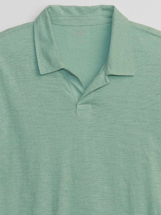 Image number 4 showing, Lived-In Johnny Collar Polo Shirt