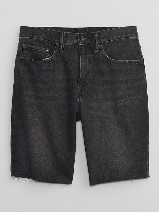 Image number 3 showing, 9" Straight Denim Shorts with Washwell
