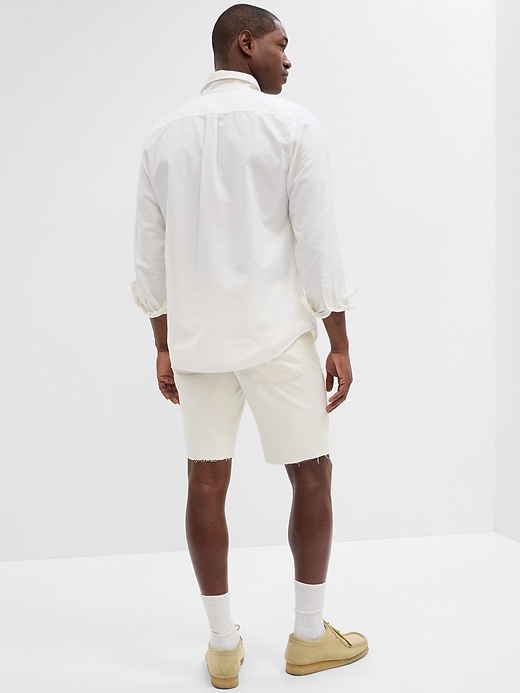 Image number 2 showing, 10" Straight Denim Shorts with Washwell
