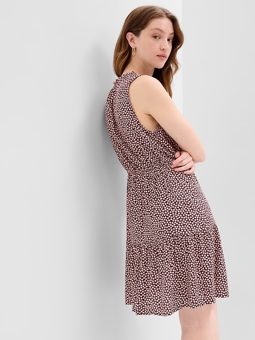 Image number 3 showing, Sleeveless Splitneck Mini Dress