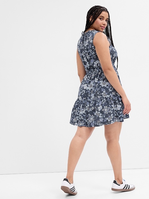 Image number 6 showing, Sleeveless Splitneck Mini Dress