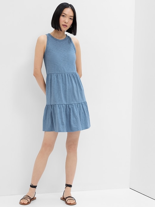 Image number 1 showing, Tiered Tank Dress