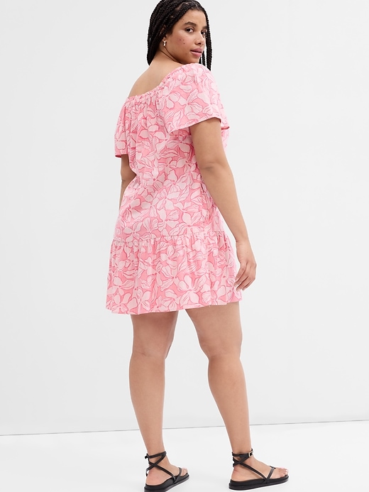 Image number 4 showing, Print Squareneck Mini Dress