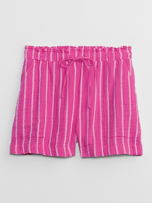 Image number 5 showing, 4" Stripe Gauze Pull-On Shorts
