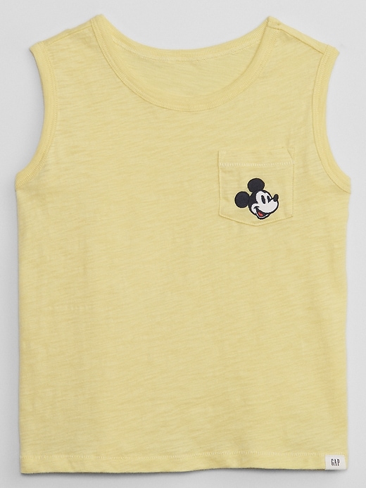 View large product image 1 of 2. babyGap &#124 Disney Mickey Mouse Pocket Tank Top