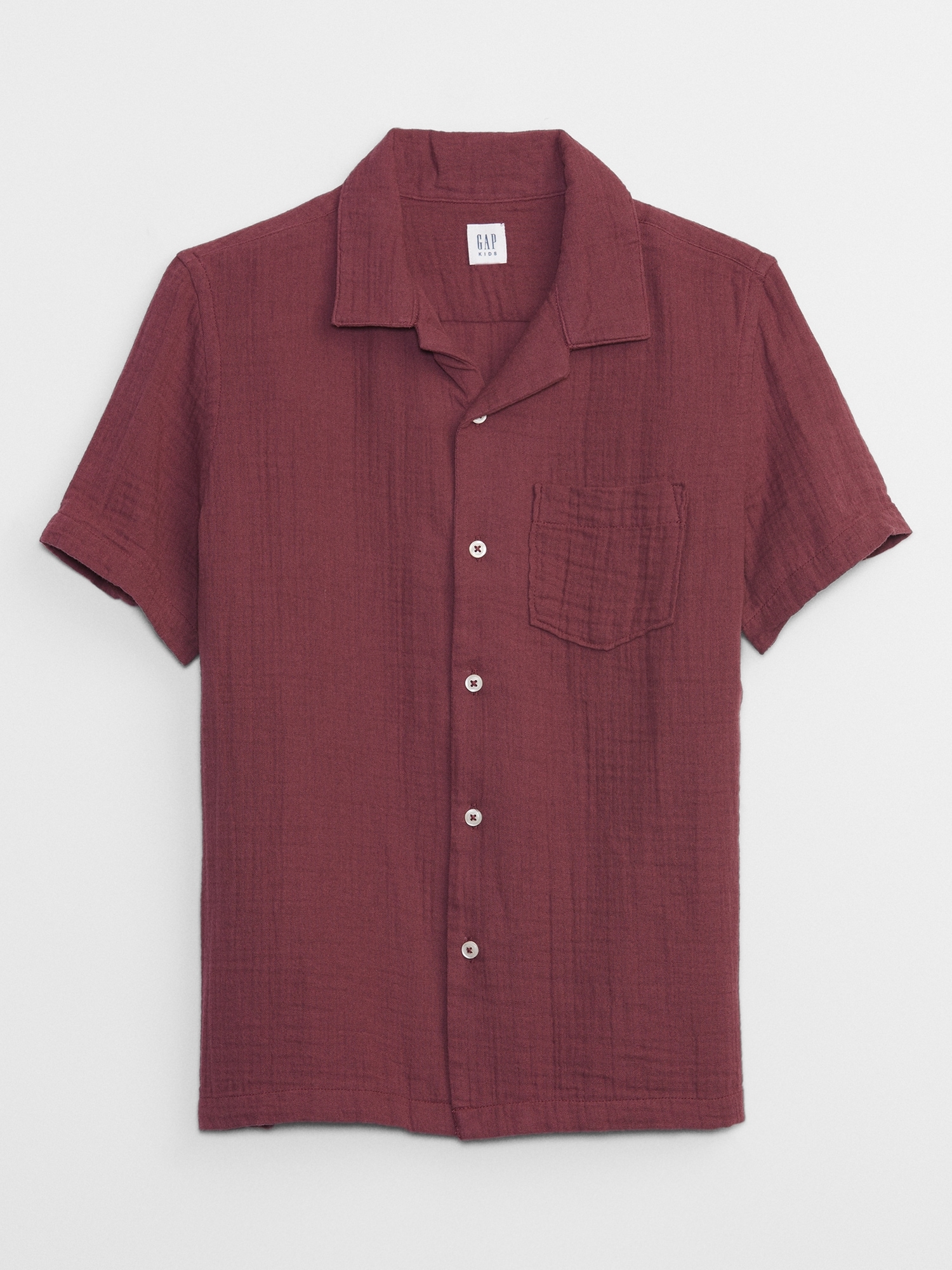 Kids Gauze Vacay Shirt Gap Factory