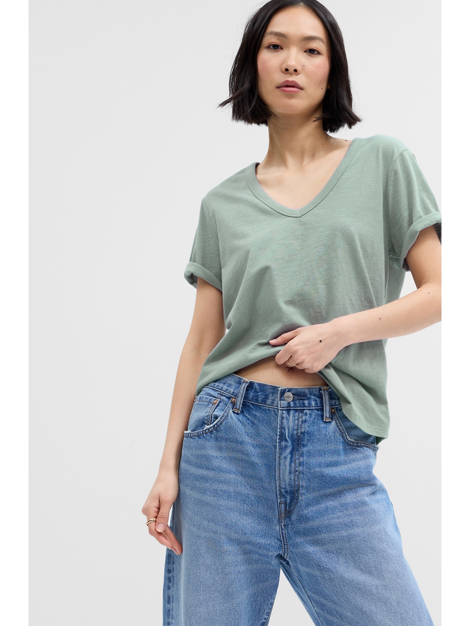 ForeverSoft Relaxed V-Neck T-Shirt