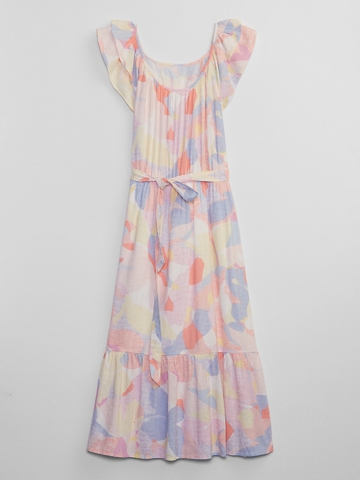 Image number 5 showing, Print Flutter Sleeve Midi Dress