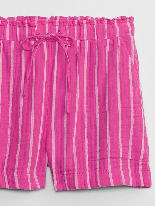 Image number 6 showing, 4" Stripe Gauze Pull-On Shorts