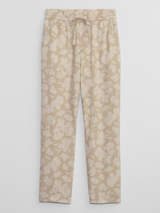 Image number 5 showing, Linen Print Easy Pants