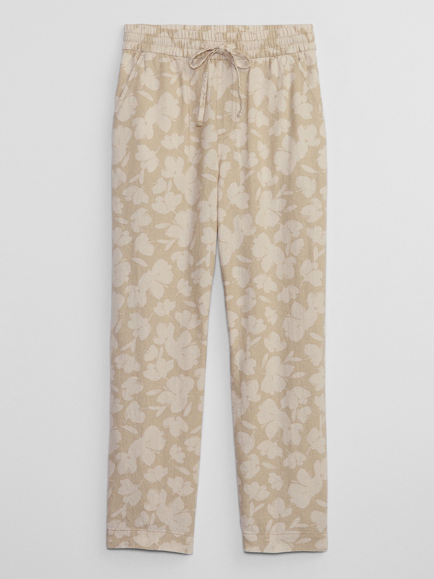 Linen Print Easy Pants | Gap Factory