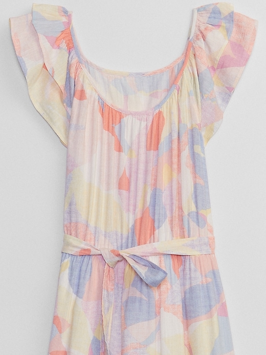 Image number 6 showing, Print Flutter Sleeve Midi Dress