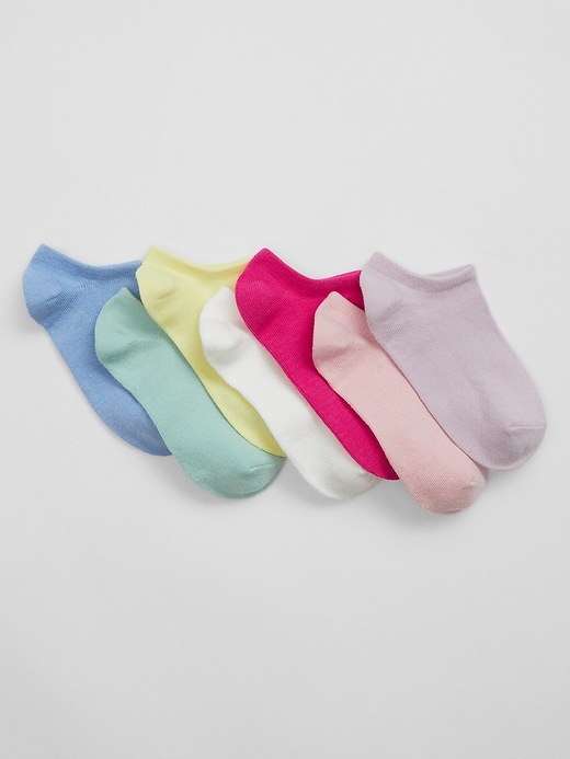 View large product image 1 of 1. Kids No-Show Socks (7-Pack)