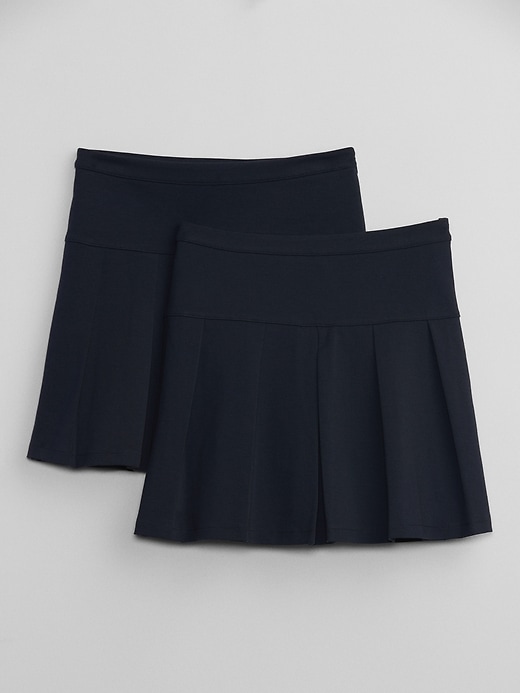 Image number 3 showing, Kids Uniform Skirt (2-Pack)