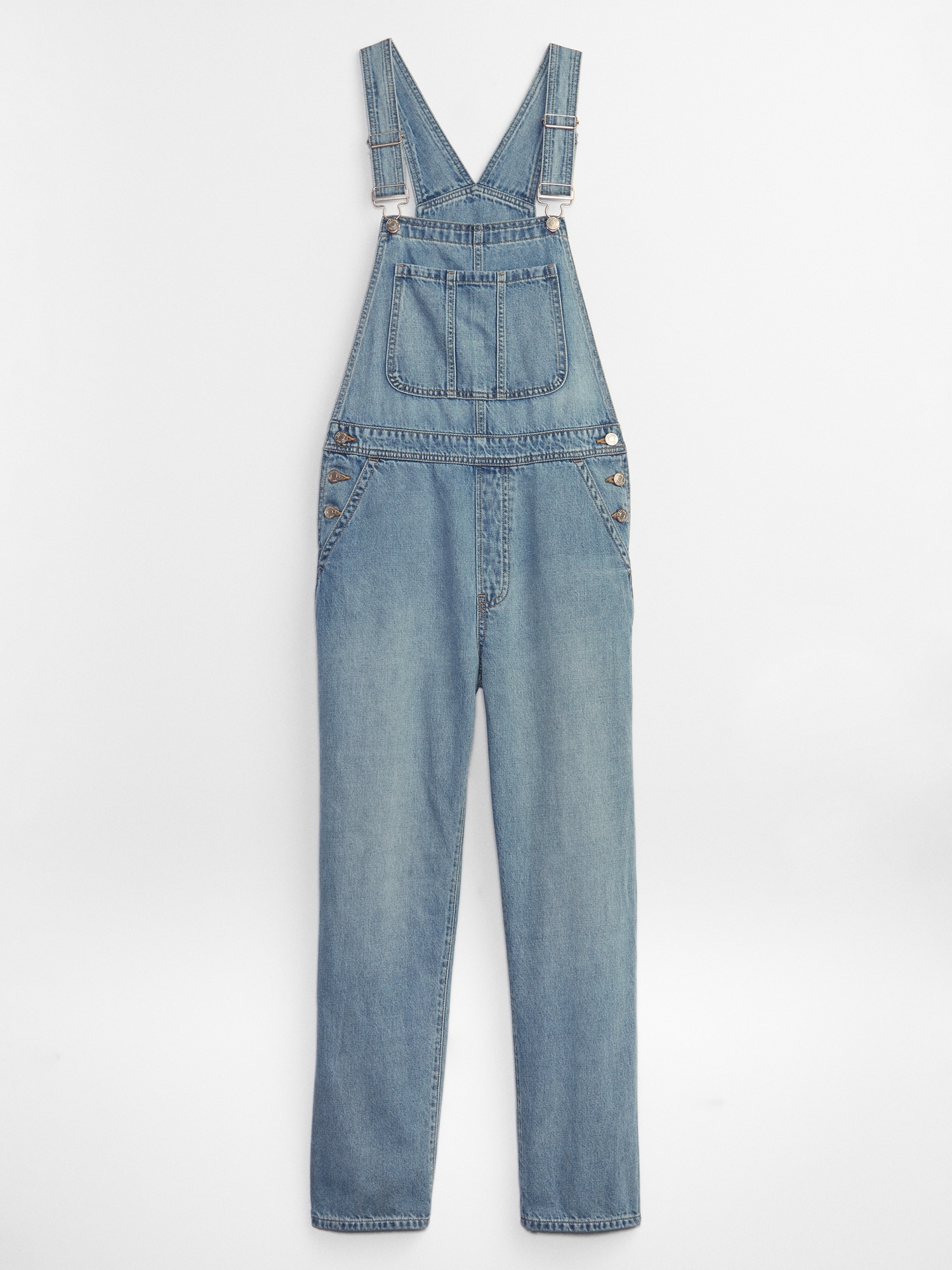Slouchy Denim Overalls with Washwell | Gap Factory