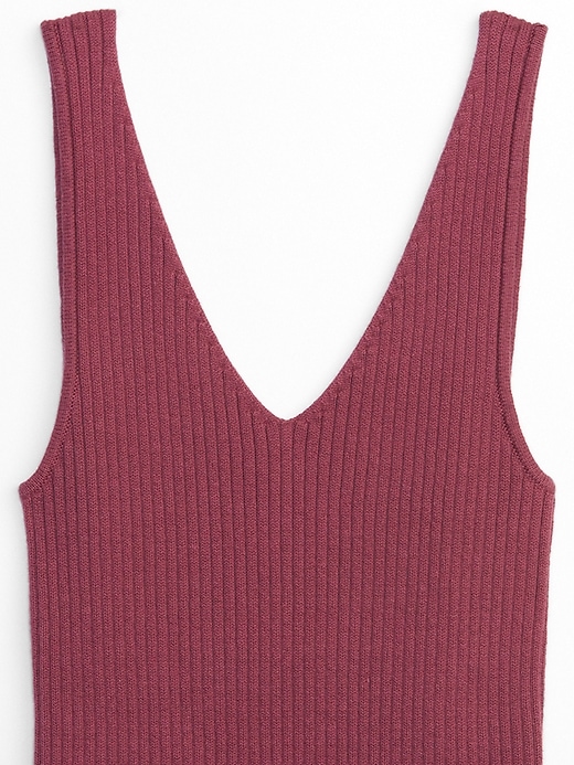 Image number 4 showing, Ribbed V-Neck Sweater Tank Top