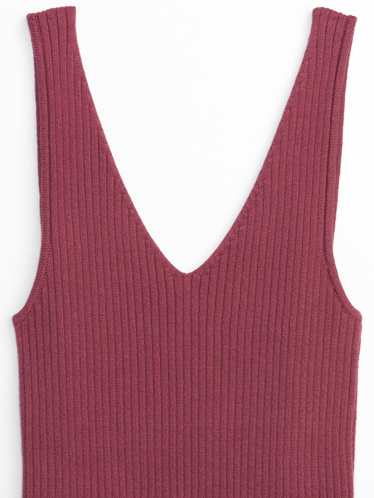 Ribbed V-Neck Sweater Tank Top | Gap Factory