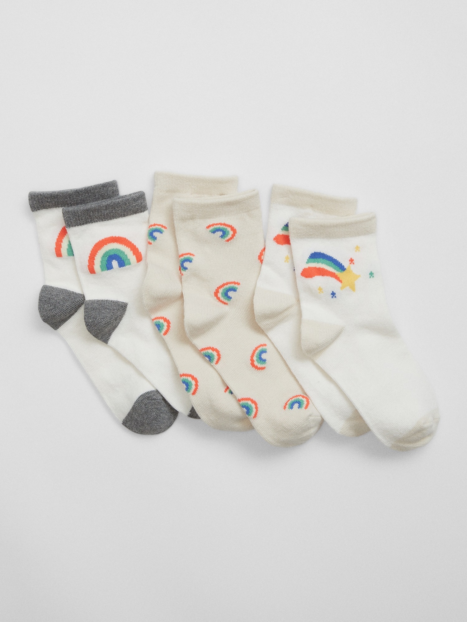 Kids Quarter Crew Socks (3-Pack) | Gap Factory