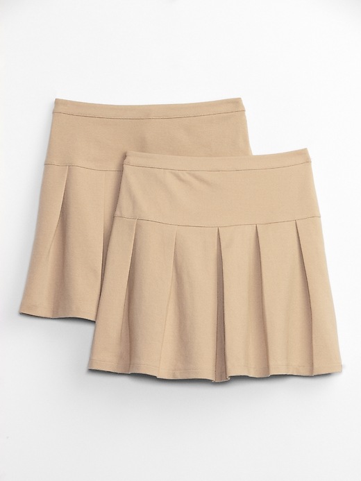 Image number 2 showing, Kids Uniform Skirt (2-Pack)