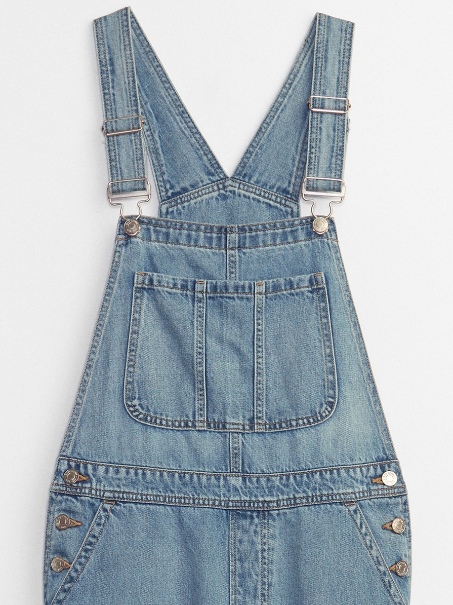 Slouchy Denim Overalls Gap Factory